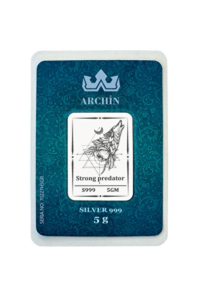 archin Saf Gümüşten Üretilmiş Kurt Temalı Sevgililer Günü Hediyesine Özel Kol...