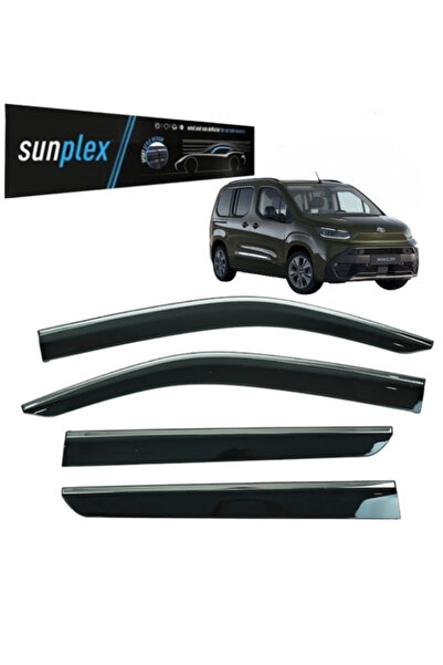 SUNPLEX Toyota Proace City 2021-2025 Kromlu Cam Rüzgarlığı Takım 4’lü Rüzgar ...