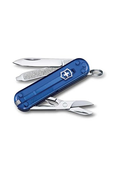 Victorinox Classic SD 7-in-1 Pocket Knife Deep Ocean, Stainless, 58 mm, Blue