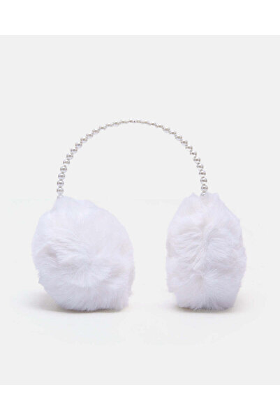 REDTAG سدادات أذن نسائية مزخرفة باللون الأبيض