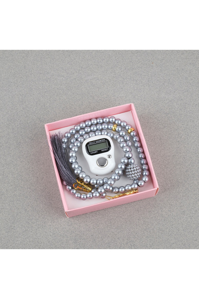 LapisDo Zikirmatik Electronic Prayer Beads and 99-Piece Prayer Beads Set