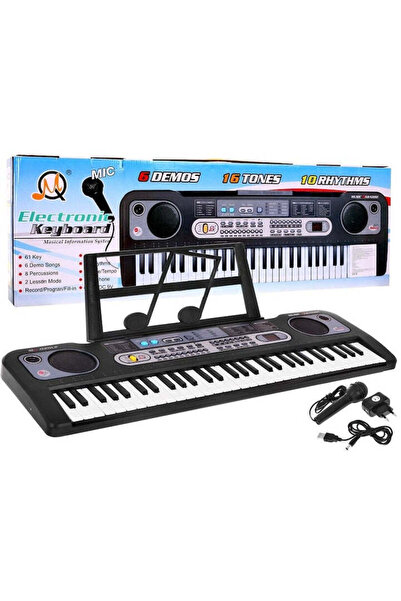 Tenzo Sintetizator cu claviatură MQ-020 UF — 61 de clape, USB, radio FM și mi...