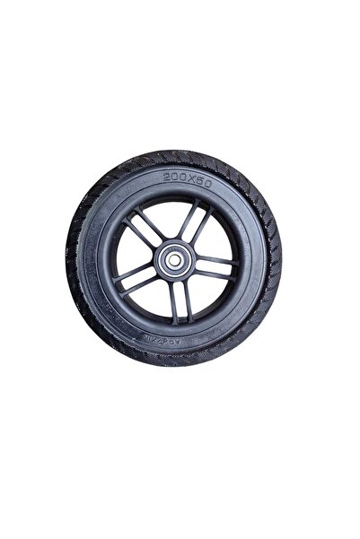 Aoxin Anvelopă solidă 200x50 + jantă pentru trotinetă electrică - model universal