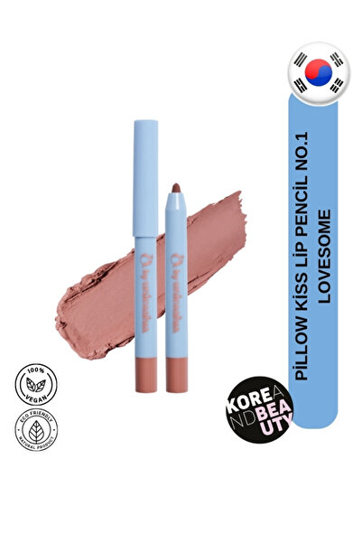 UNLEASHIA Pillow Kiss Lip Pencil 0.3g | Yumuşak Dokulu ve Uzun Süre Kalıcı Vegan Dudak Kalemi