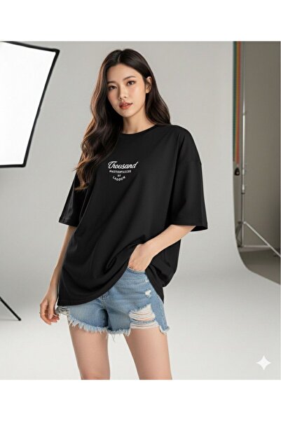 BW Bravely Wear تي شيرت نسائي بطباعة ألف تصميم