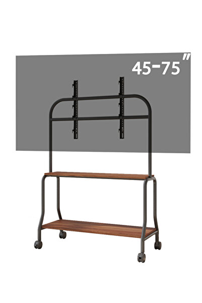 VariFurnx حامل تلفزيون متنقل بعجلات، حامل تلفزيون عالمي لأجهزة LCD وLED وOLED...