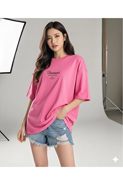 BW Bravely Wear تي شيرت نسائي بطباعة ألف تصميم