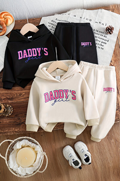 ADABEBEK Premium 2-Piece Daddy's Gril Printed Bottom Top Baby Set 25509