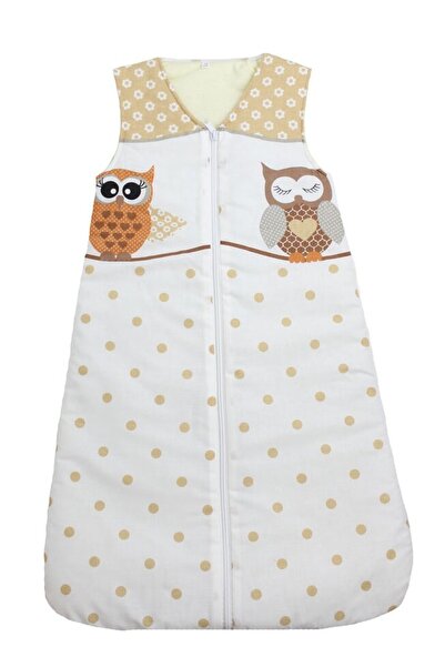 PRICHINDEL Sac de dormit, Bufnițe crem mari, Vară