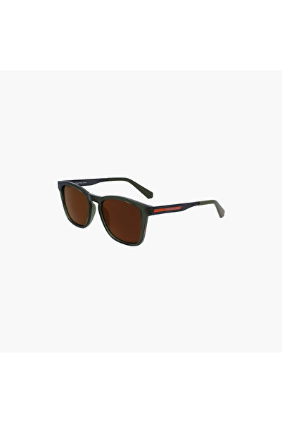 Calvin Klein Jeans 53 MM Brown Square Sunglasses | CKJ22642S