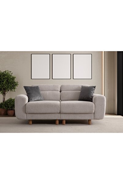 Vivense SİMİ İKİLİ KOLTUK, KÜL GRİ