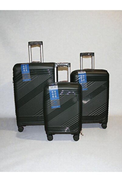 WDA 3-Piece Hard Shell ABS Luggage Set –Lightweight Trolley Suitcase with 360...