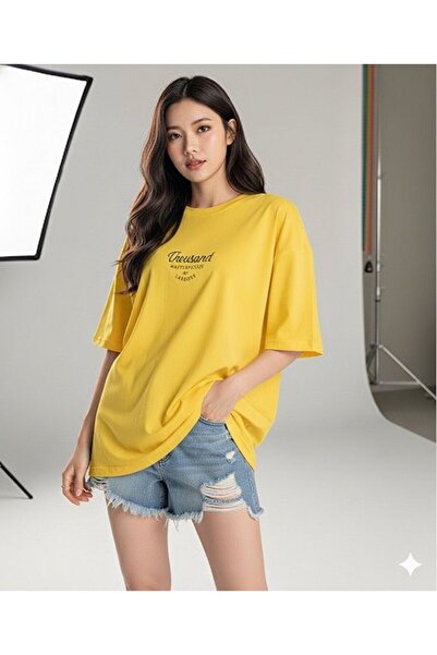 BW Bravely Wear تي شيرت نسائي بطباعة ألف تصميم