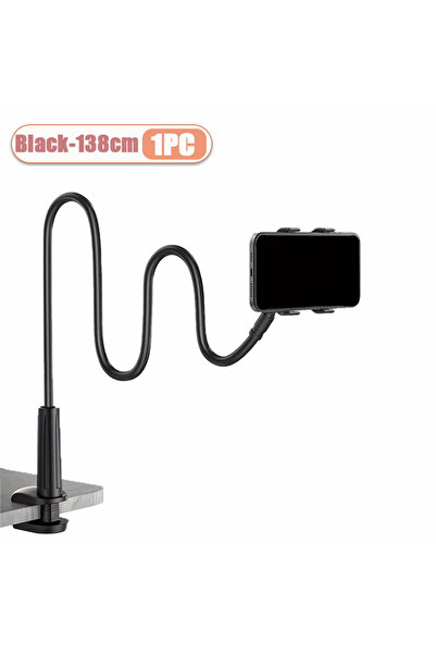 choice2 أسود - 138 سم - قطعة واحدة 1-2 قطعة حامل هاتف محمول 138 سم مع مقبض حا...