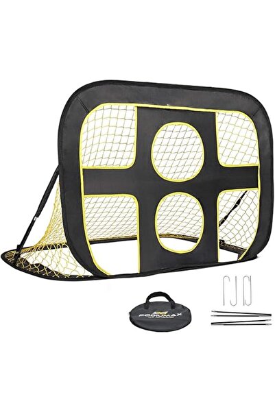 Arabest 2 in 1 Pop Up Kids Football Goal - Indoor/Outdoor Soccer Target Net for Improving Passing
