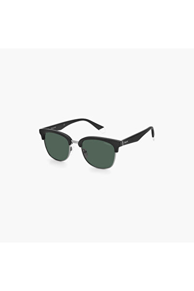 Polaroid Polarized and UV Protected Green Lens 53 mm Browline Sunglasses | 203950