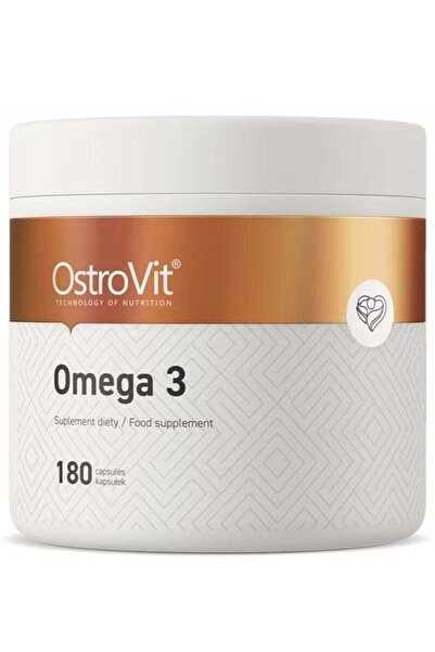 Ostrovit أوميغا 3 - ١٨٠ كبسولة | أحماض دهنية أساسية لصحة القلب والدماغ (١٨٠ حصة)