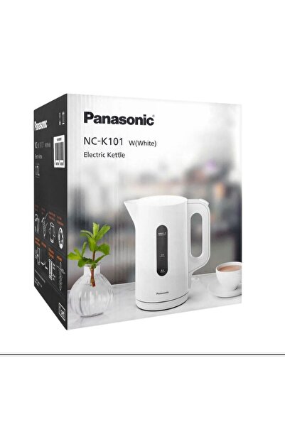 PANASONIC غلاية باناسونيك باللون الأبيض - سعة 1.7 لتر - قوة 2200 واط - نظام أمان ثلاثي وفلتر قابل للإزالة