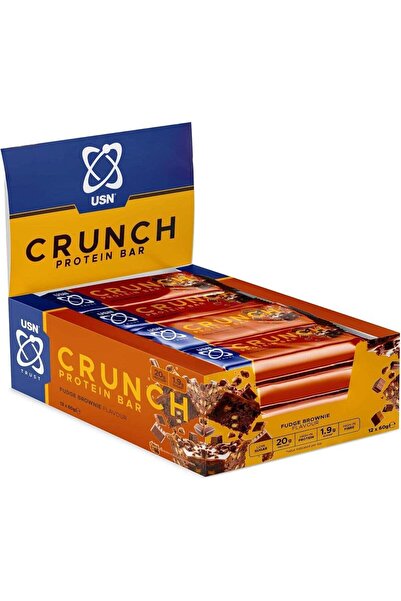 Usn Trust Crunch Protein Bar Fudge Brownie 60g Pack of 12