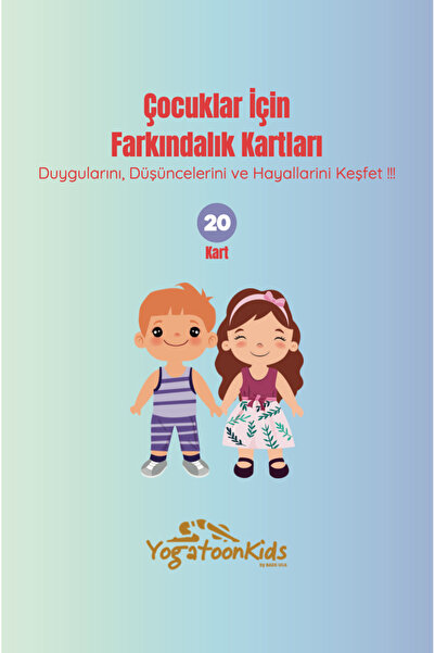 Yogatoon Kids World Çocuklar İçin Farkındalık & Duygusal Gelişim Kartları – G...