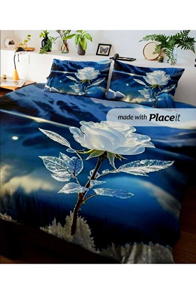 Elmas Dizayn Special Design Single Bedding Set Luxury Cotton Satin 160X240 cm...