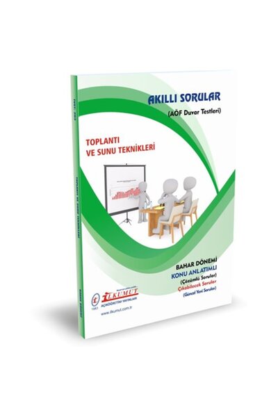 İlkumut Yayınları Toplantı ve Sunu Teknikleri - 2025-2026 Güncel Baskı