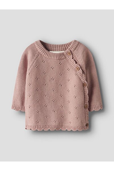 Lil' Atelier Baby Strickjacke Wickel