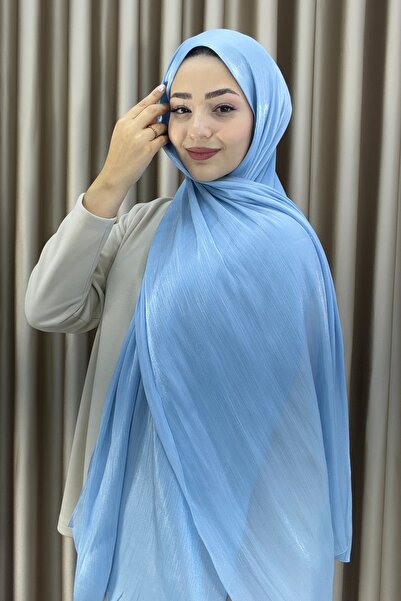 Matik Abiyem Sofia Saten Zarif Dökümlü Şal - Hafif ve Konforlu Şal