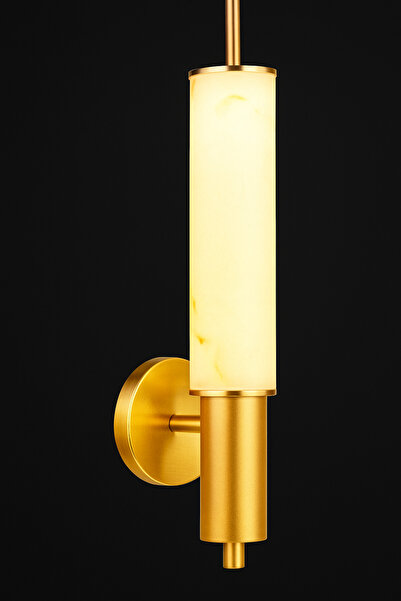 genric إضاءة أبليك حائط مودرن اسود لون الانارة اصفر 9 واط