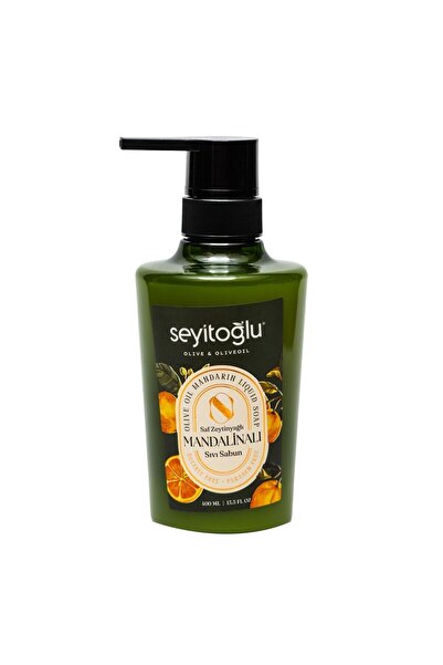 Sıvı Sabun Bebekler ve Çocuklar için güvenli - Mandalina - Saf Zeytinyağlı 400ml