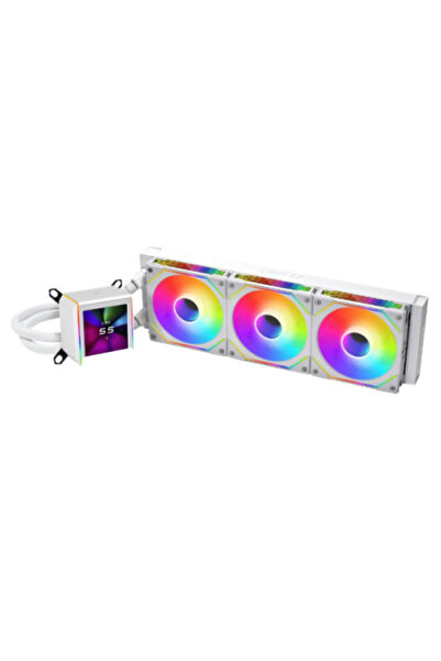 Lian Li Galahad II LCD SL-INF 360 AIO RGB CPU Liquid Cooler (White)