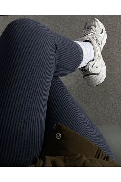 Clothes Fast Colanți din lână pentru femei cu căptușeală din fleece material reiat talie înaltă Colanți termici elastici și caldi de iarnă