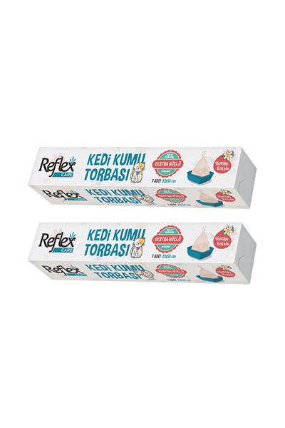 Reflex Vanilla Scented Cat Litter Bags 7 Pieces 82 X 50 cm 2 Packs