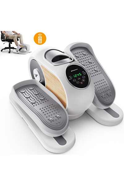 merach جهاز تمرين بيضاوي الشكل تحت المكتب، 12 سرعة قابلة للتعديل وجهاز تحكم عن بعد