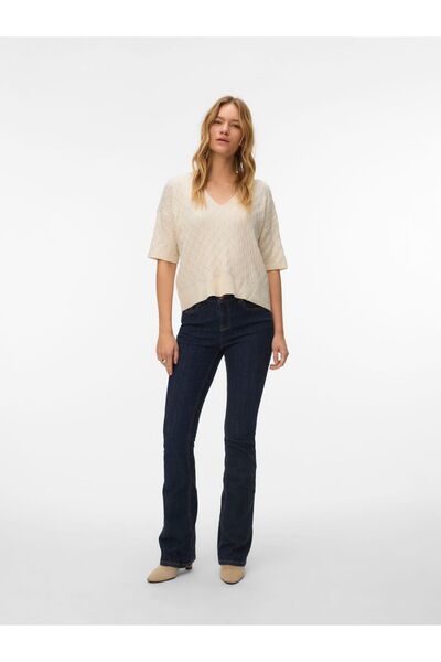 Vero Moda Gestricktes T-Shirt VMFANTASTIC Gestricktes T-Shirt