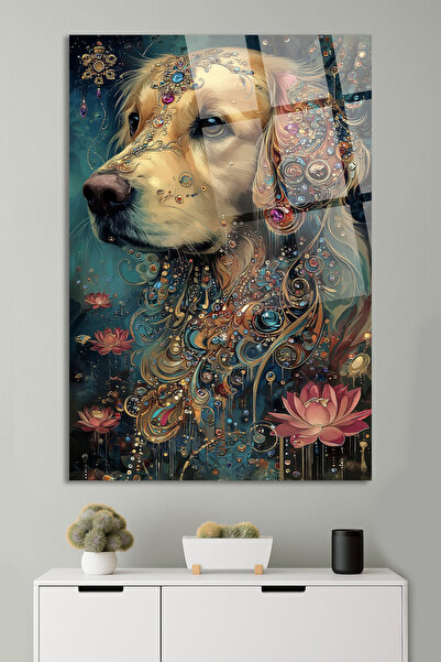 TAULART TABLO ARTISTIC CAZĂTOR DE CADOU PENTRU CASĂ, DETAILAT DE OLOG, GOLDEN...