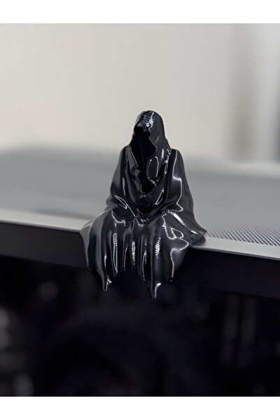 MotorFigürShop 3D Ghost Azrail Figürü – Masa ve Kitaplık Dekoru