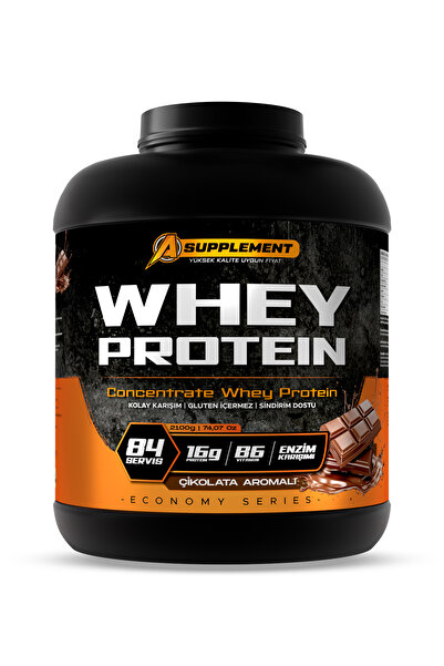 A supplement Whey Protein Ekonomi Serisi 2100 gr– Çikolata Aromalı | 84 Servis