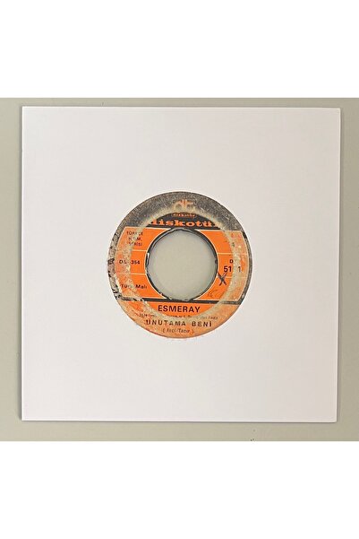 diskotür plak Esmeray Unutama Beni - Ayrılık Olsa Bile 45 lik Plak (Orijinal 1975 Dönem Baskı Plak)
