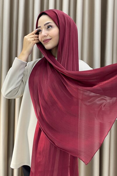Matik Abiyem Sofia Saten Zarif Dökümlü Şal - Hafif ve Konforlu Şal