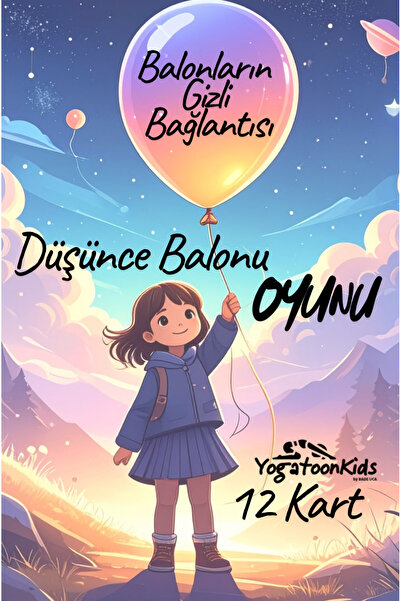Yogatoon Kids World Çocuklar İçin Düşünce & Bağlantı Kurma Kartları – Balonla...