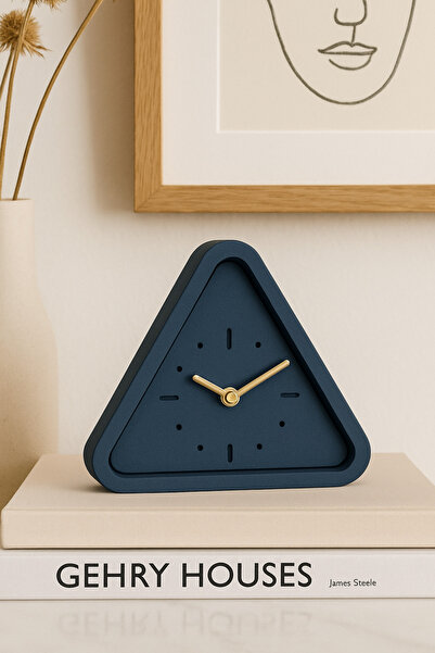 memyap Dekoratif Masa Saati-Üçgen Beton Masa Saati – Minimal Tasarım, Modern ...