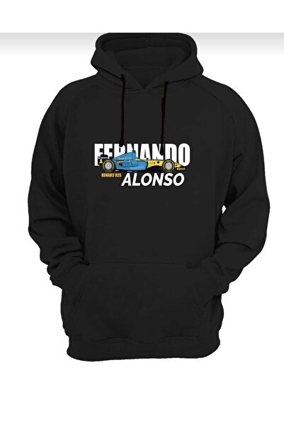 Hunors Sportswear & Company سويت شيرت فيرناندو مطبوع موديل يونيسكس قطن بغطاء رأس