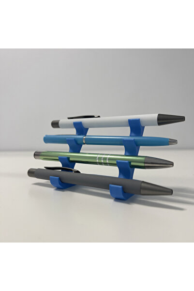 DECORADI Desk holder for 4 pens, blue, 3D PLA biodegradable