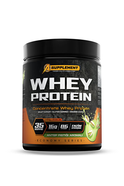 A supplement Whey Protein Ekonomi Serisi 1050 gr– Antep fıstığı Aromalı | 35 ...