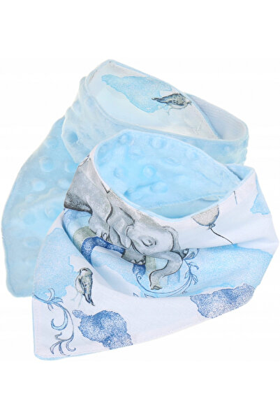 Babymam Esarfa moale pentru copii BabyMam, forma triunghiulara, sistem de prindere reglabil cu velcro moale,