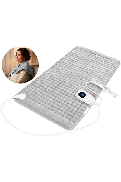 Smart Vibe Thermix™ Maxi HeatFlow Electric Blanket, Dry/Wet Thermal Therapy, PlushSoft+ Flannel, 40x76 Cm