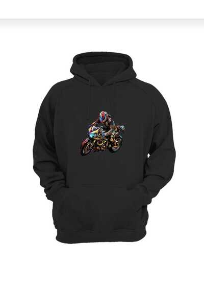 Hunors Sportswear & Company سويت شيرت من القطن موديل مطبوع للجنسين من Cycle ب...