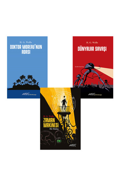 Abis Yayınları H.G: Wells Bilim Kurgu Roman Set (3)