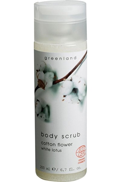 Greenland Exfoliant corp, cu floare de bumbac si lotus, Greenland, 200 ml